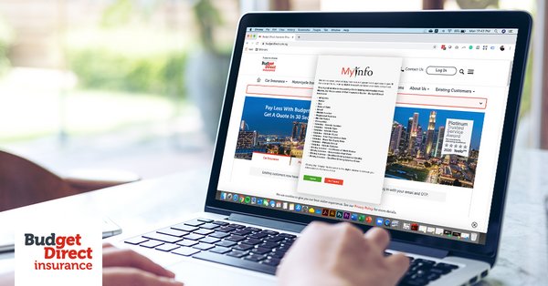 Budget Direct Insurance launches MyInfo government digital service for faster and simpler online transactions