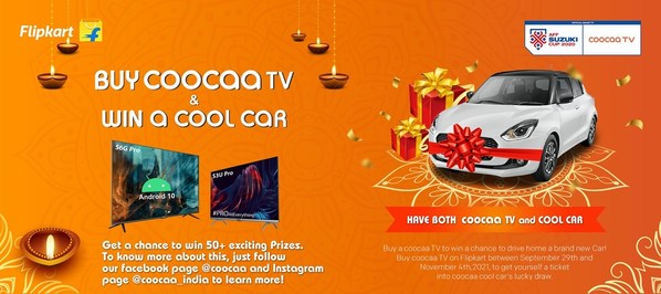 WIN a Car This Diwali with coocaa’s Massive Festive Celebration