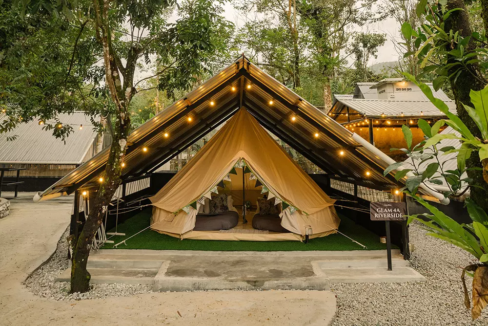 Khemah Glamping di Dusun Bonda