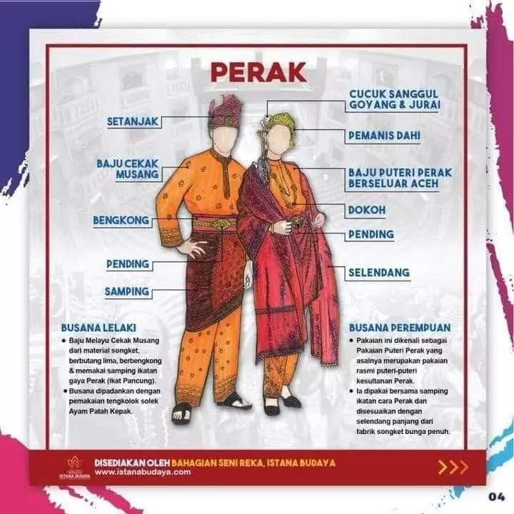 pakaian tradisional perak