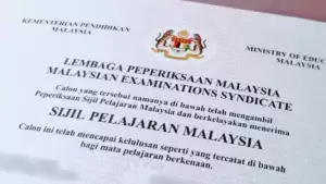 Sijil SPM 2022 yang boleh disemak secara dalam talian